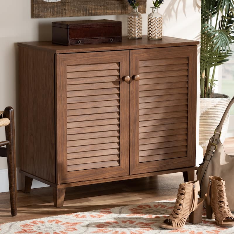 Copper Grove Zdolbuniv Dark Grey 4-shelf Shoe Storage Cabinet