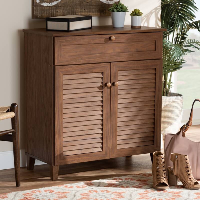 Copper Grove Zdolbuniv Dark Grey 4-shelf Shoe Storage Cabinet