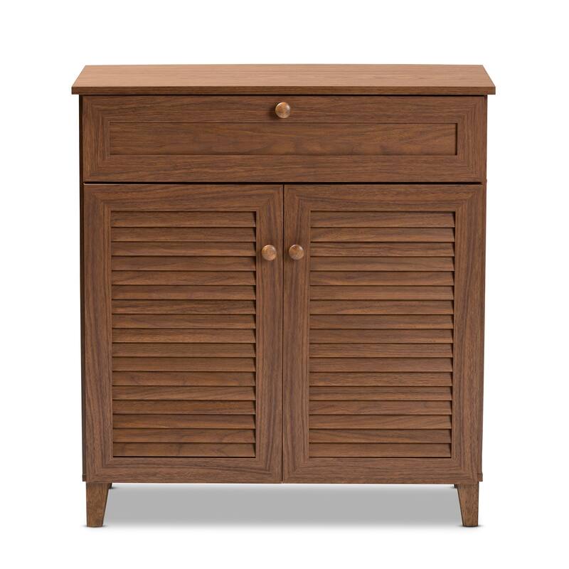 Copper Grove Zdolbuniv Dark Grey 4-shelf Shoe Storage Cabinet