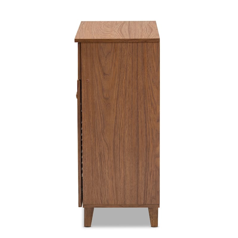 Copper Grove Zdolbuniv Dark Grey 4-shelf Shoe Storage Cabinet