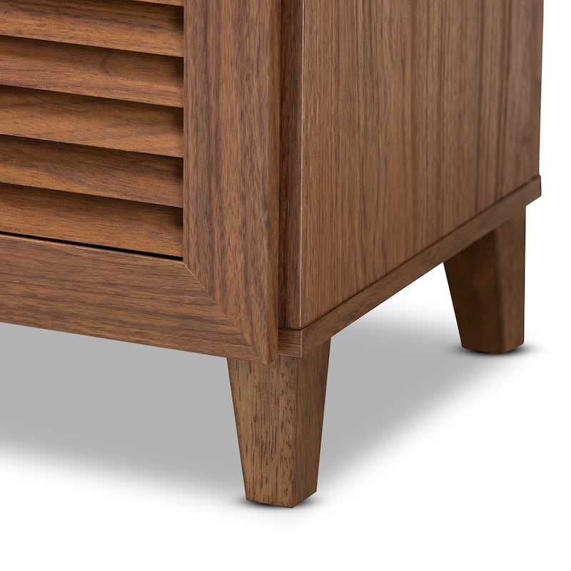 Copper Grove Zdolbuniv Dark Grey 4-shelf Shoe Storage Cabinet