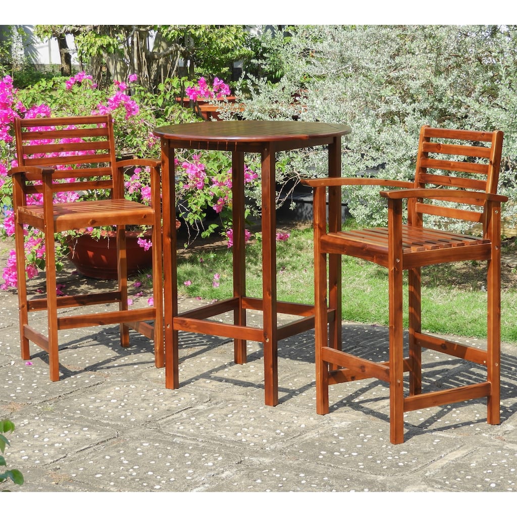 Highland 3-Piece Bar-Height Bistro Set