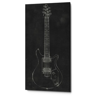 Epic Graffiti 'Electric Guitar Blueprint II' by Ethan Harper Giclee ...