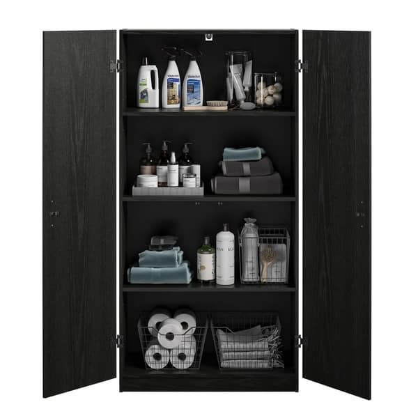 Avenue Greene Malden 60 Inch Storage Cabinet Overstock 28048715