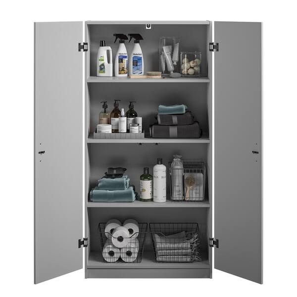 Shop Avenue Greene Malden 60 Inch Storage Cabinet On Sale Overstock 28048715