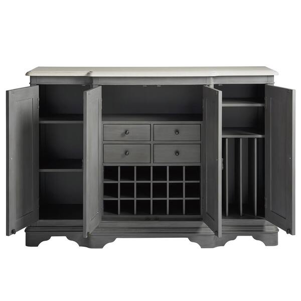 Shop Paula Deen Home Cottage Grey Wood Dining Buffet Free