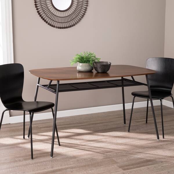 Shop Carson Carrington Hallet Scandinavian Walnut Dining Table