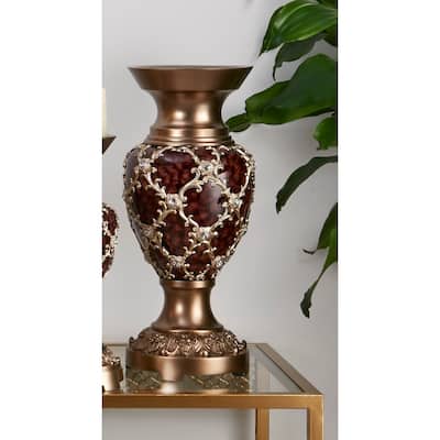17.5 IN. Curvae Stencil Decorative Vase