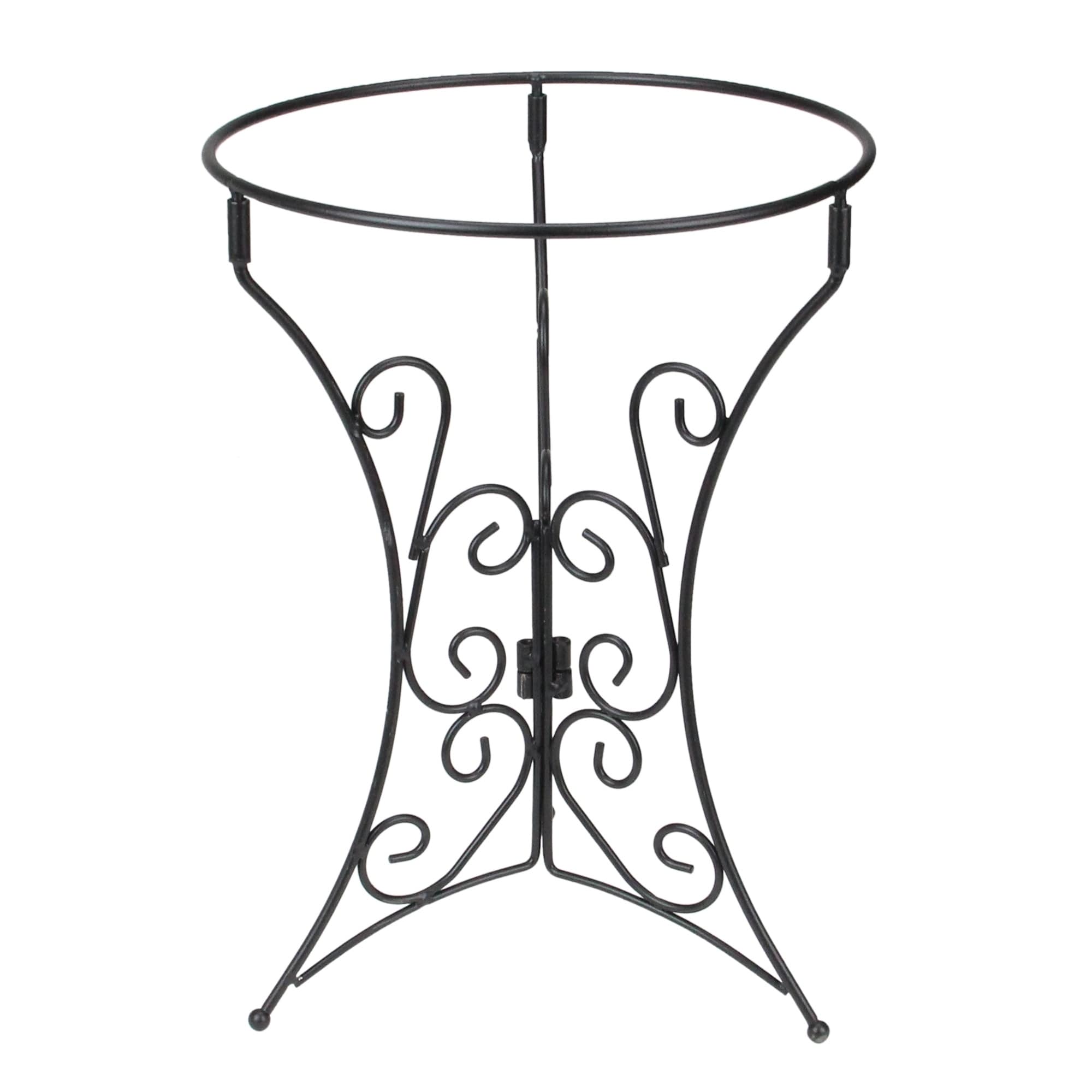 11-5-black-ornate-outdoor-patio-stand-for-garden-gazing-balls-bed