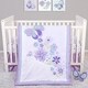 preview thumbnail 3 of 8, Butterfly Meadow 4 Piece Crib Bedding Set