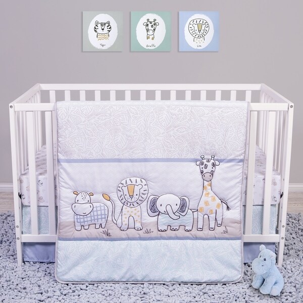 Shop Safari Yearbook 4 Piece Crib Bedding Set Ships To Canada