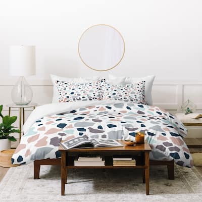 Deny Designs Terrazzo Neutrals Duvet Cover Set (3 Piece Set)