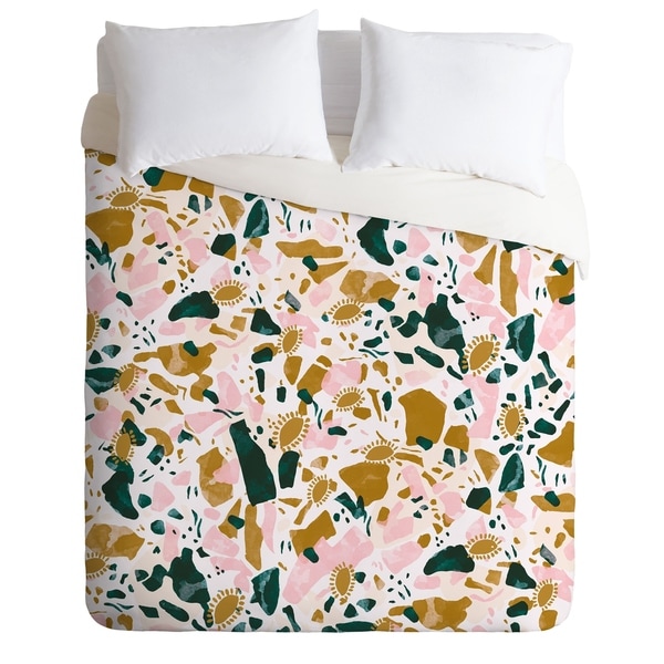 terrazzo duvet cover