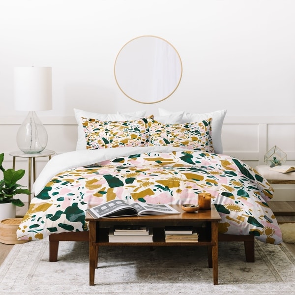 Deny Designs Boho Terrazzo Duvet Cover Set (3 Piece Set). Opens flyout.