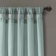 preview thumbnail 20 of 26, Porch & Den Alsea Burlap Knotted Tab Top Window Curtain Panel Pair