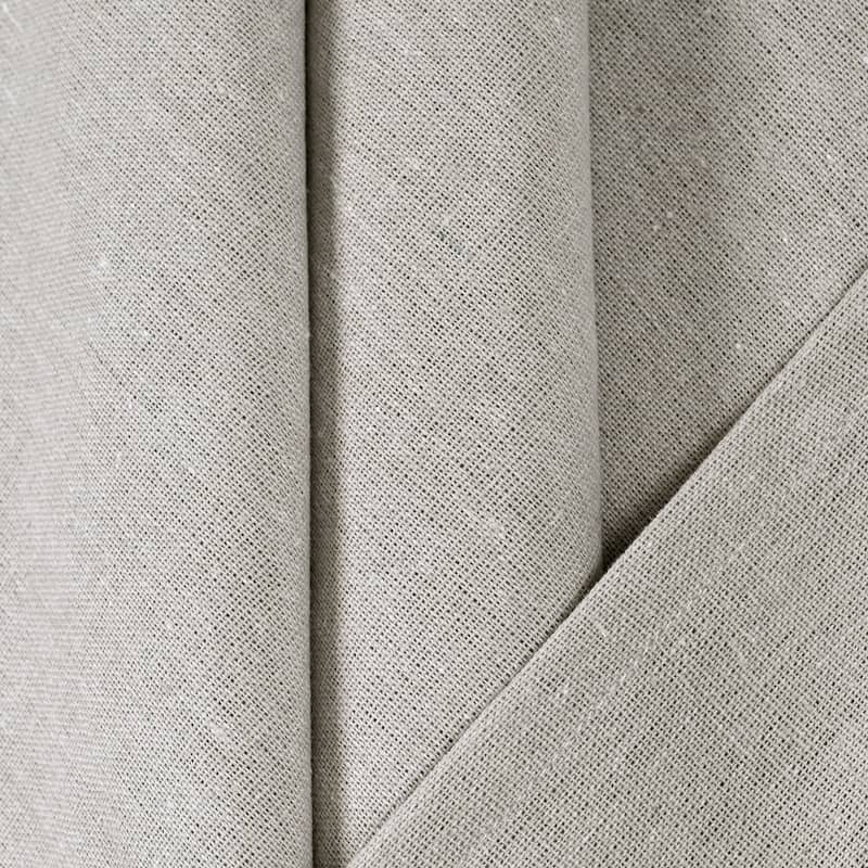 Porch & Den Alsea Burlap Knotted Tab Top Window Curtain Panel Pair