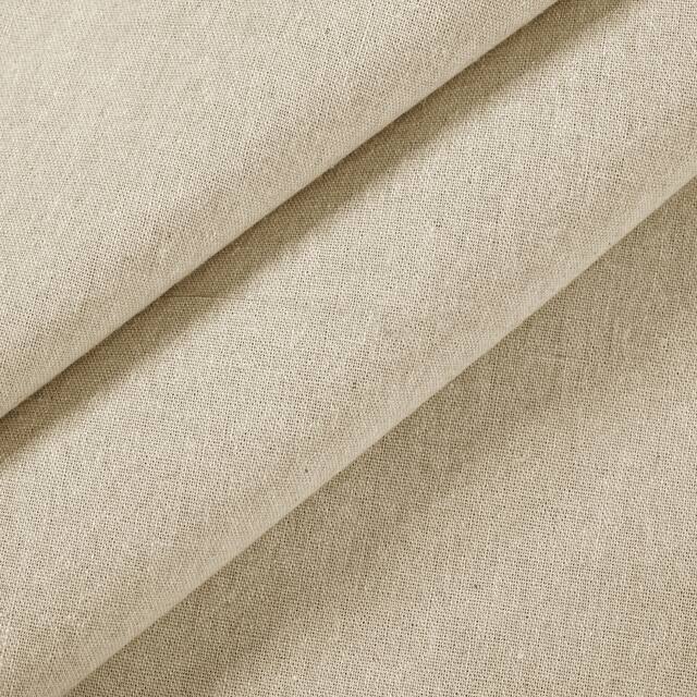 Porch & Den Alsea Burlap Knotted Tab Top Window Curtain Panel Pair