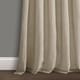 preview thumbnail 4 of 37, Porch & Den Alsea Burlap Knotted Tab Top Window Curtain Panel Pair