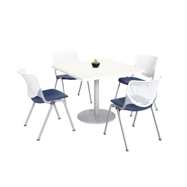 KFI KOOL Table & Chair set, White Table Top