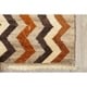 preview thumbnail 6 of 17, Gabbeh Geometric Hand Knotted Wool Oriental Persian Area Rug - 4'9" x 2'10"