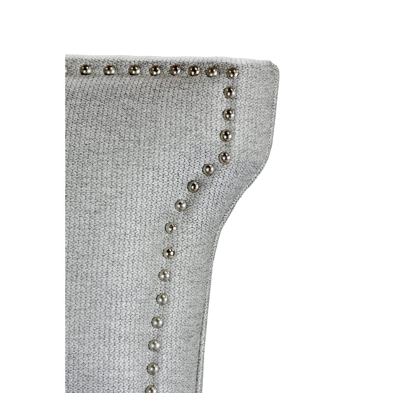 Bella Modern Grey Upholstered Dining Room Barstool