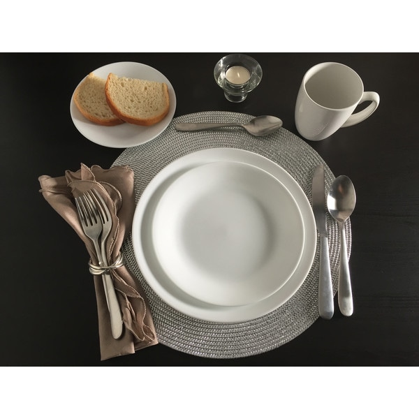 Corelle livingware winter frost white best sale