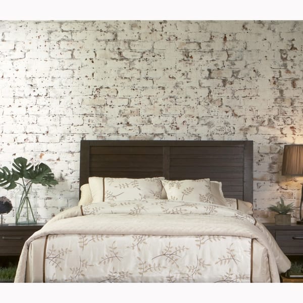 Shop Lauren Distressed Brown Modern Industrial Rustic Headboard