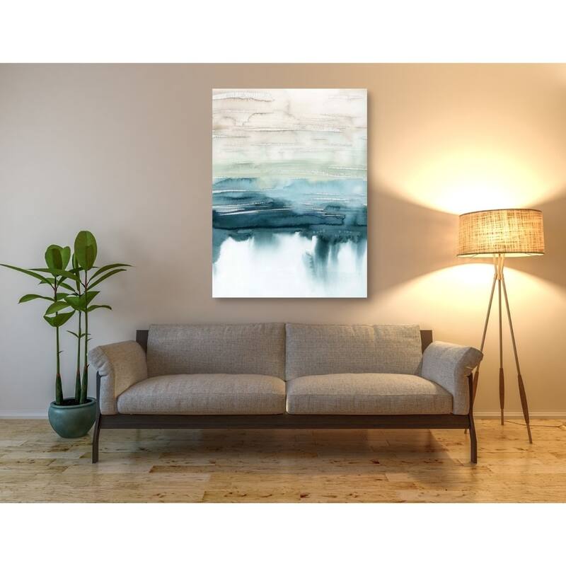 Epic Graffiti 'Organic Cascade I' by Grace Popp Giclee Canvas Wall Art, 12"x16"