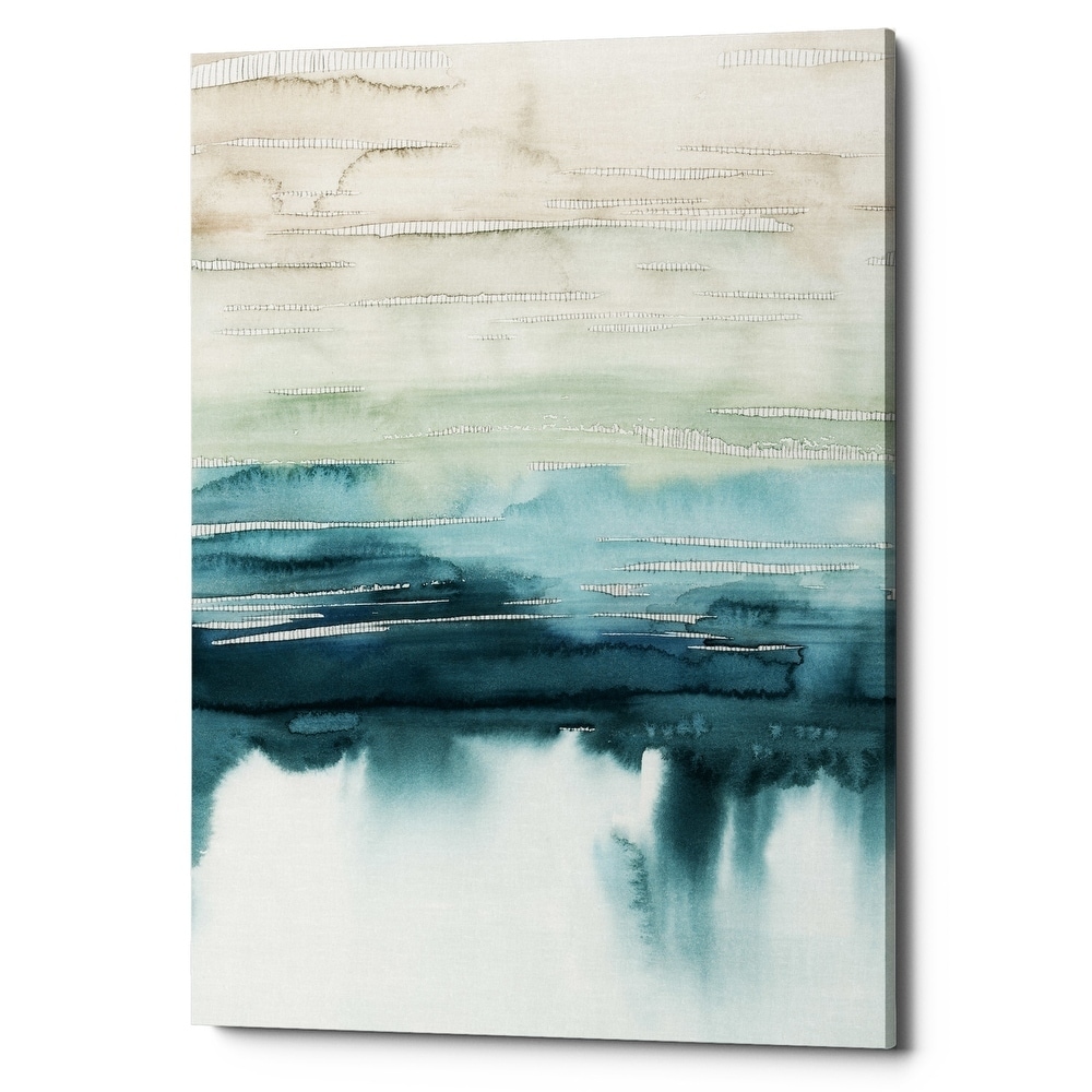 Epic Graffiti 'Organic Cascade I' by Grace Popp Giclee Canvas Wall Art, 12"x16"