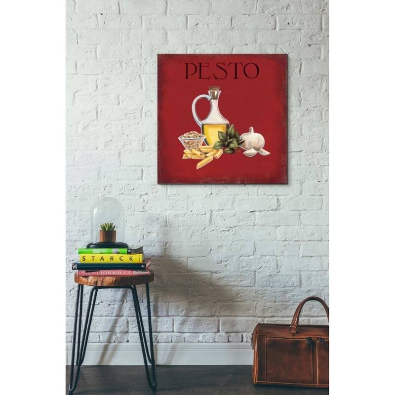 Epic Graffiti 'Italian Cuisine II' by Marco Fabiano, Giclee Canvas Wall Art, 12"x12"