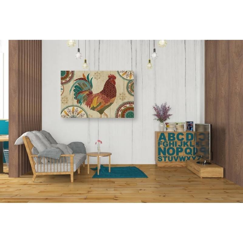 Epic Graffiti 'At the Barn I' Giclee Canvas Wall Art, 18"x12"
