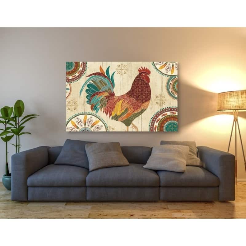 Epic Graffiti 'At the Barn I' Giclee Canvas Wall Art, 18"x12"
