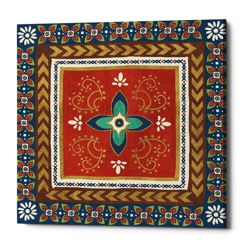 Epic Graffiti 'Mexican Fiesta II' Giclee Canvas Wall Art, 12"x12" - 26 x 26