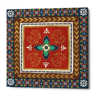 Epic Graffiti 'Mexican Fiesta II' Giclee Canvas Wall Art, 12"x12"