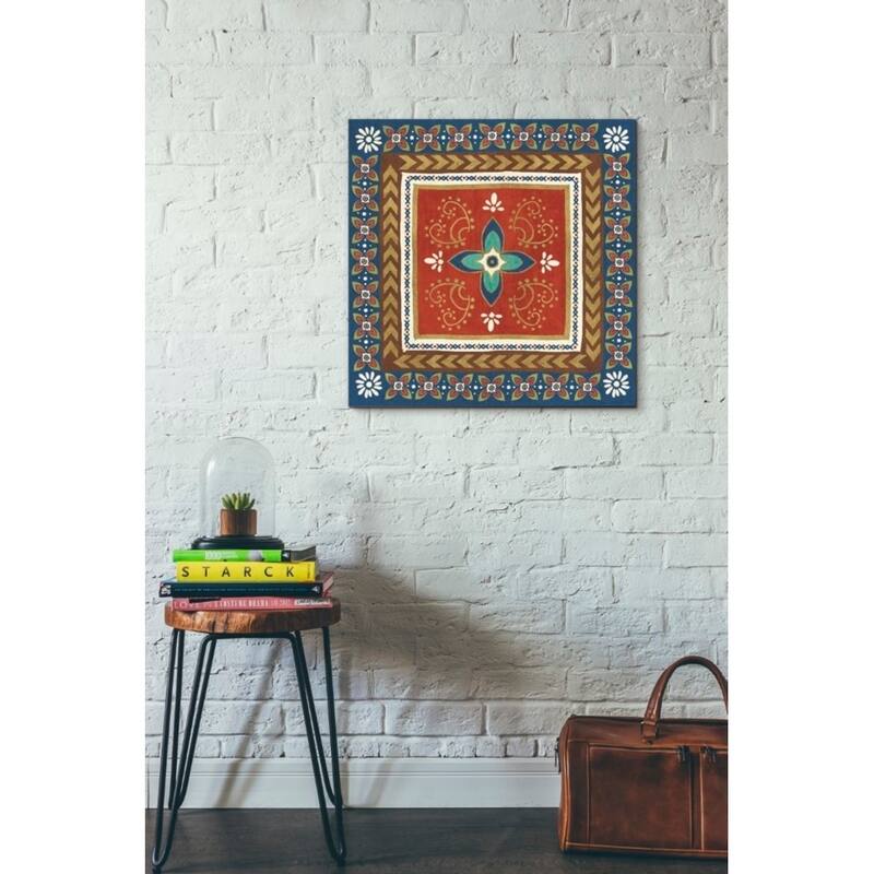 Epic Graffiti 'Mexican Fiesta II' Giclee Canvas Wall Art, 12"x12"