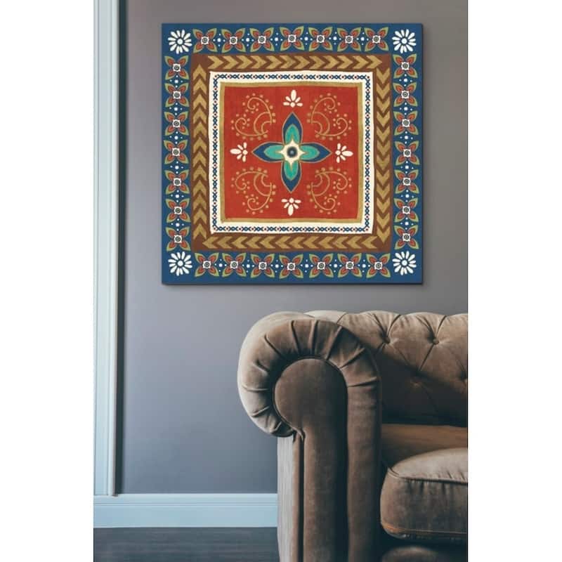 Epic Graffiti 'Mexican Fiesta II' Giclee Canvas Wall Art, 12"x12"