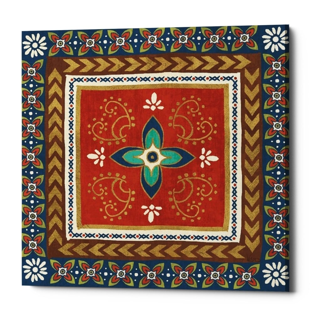Epic Graffiti 'Mexican Fiesta II' Giclee Canvas Wall Art, 12"x12"