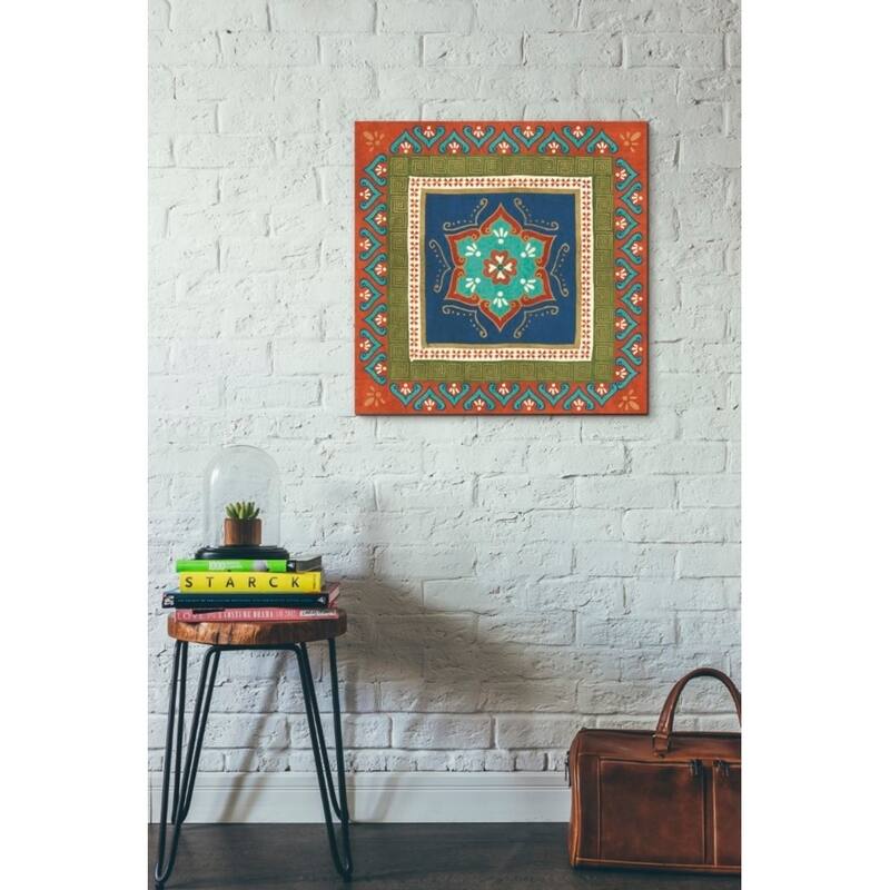 Epic Graffiti 'Mexican Fiesta I' Giclee Canvas Wall Art, 12"x12"
