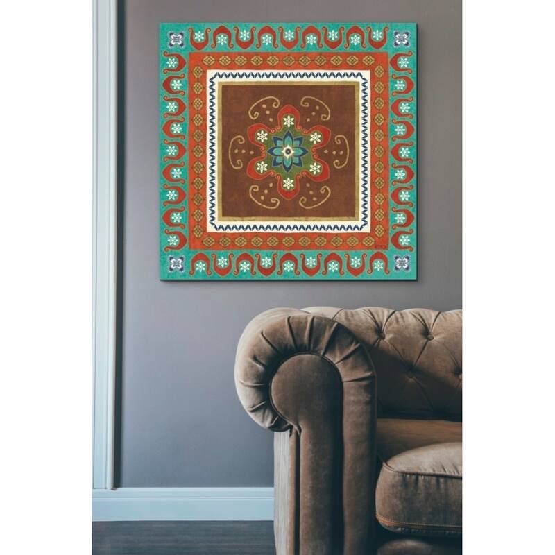 Epic Graffiti 'Mexican Fiesta IV' Giclee Canvas Wall Art, 12"x12"