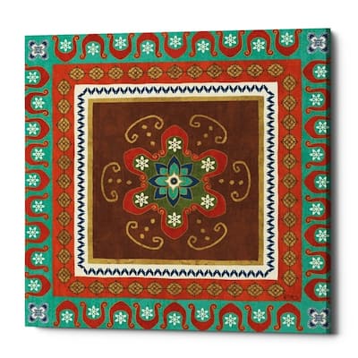 Epic Graffiti 'Mexican Fiesta IV' Giclee Canvas Wall Art, 12"x12"