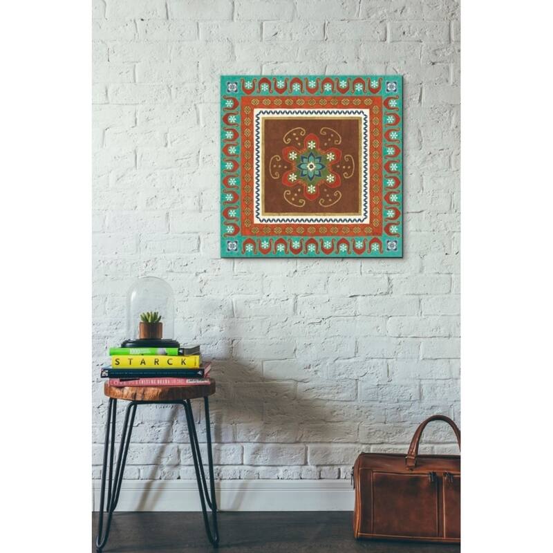 Epic Graffiti 'Mexican Fiesta IV' Giclee Canvas Wall Art, 12"x12"
