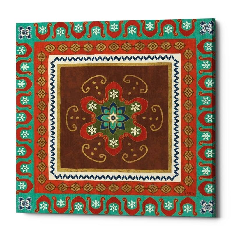 Epic Graffiti 'Mexican Fiesta IV' Giclee Canvas Wall Art, 12"x12"