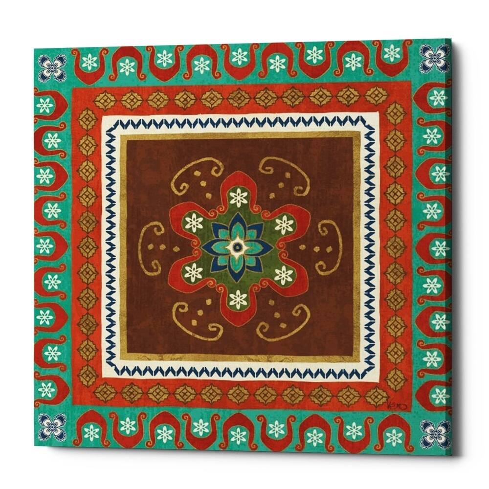 Epic Graffiti 'Mexican Fiesta IV' Giclee Canvas Wall Art, 12"x12"