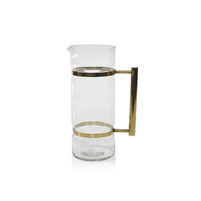 Asti 9.75" Tall Glass Pitcher