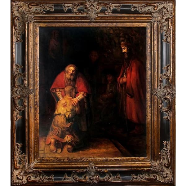 Shop Rembrandt Van Rijn Return Of The Prodigal Son Hand Painted Oil Reproduction Overstock 28068264