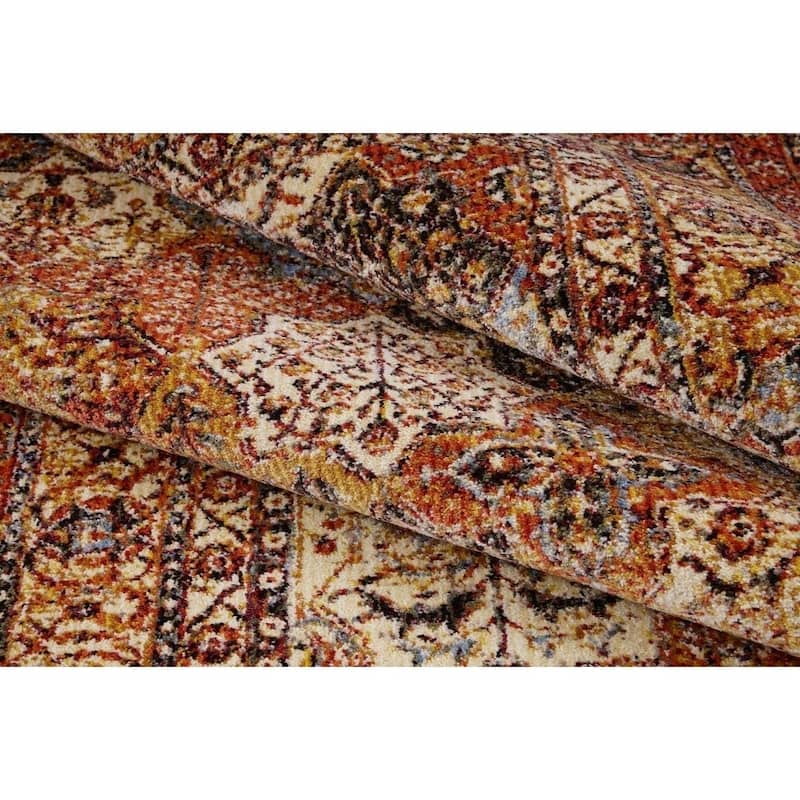 Panel Distressed Cream 8 x 10 Area Rug 6450 - 8' x 10'