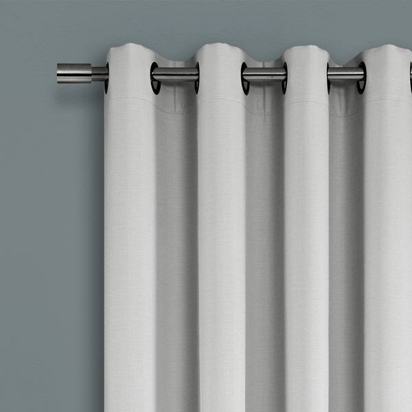 Shop Porch Den Limpus Faux Linen Grommet Top Blackout Curtain