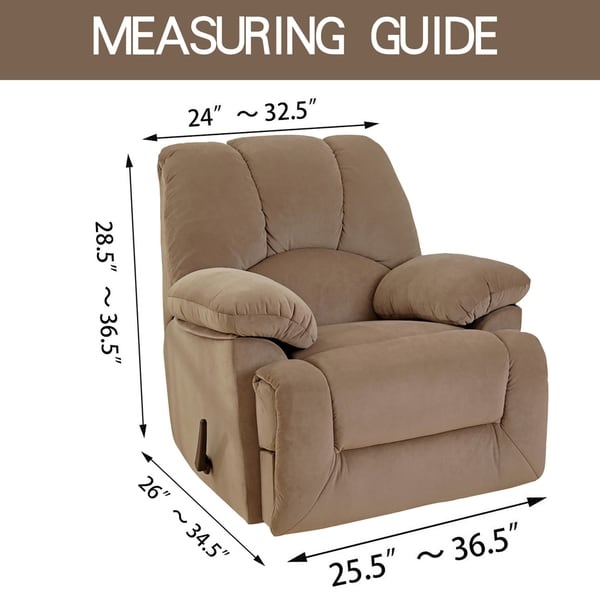 1 Piece Stretch Recliner Slipcover Stretch Fit Lazy Boy Recliner Cover ...