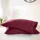 preview thumbnail 6 of 24, Luxury Ultra Soft 2 Piece Pillow Case Set by Home Collection King - Cabernet