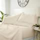 Luxury Ultra Soft 6-piece Bed Sheet Set by Home Collection - Twin - Vanilla